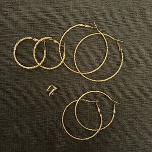 SHEIN gold earrings